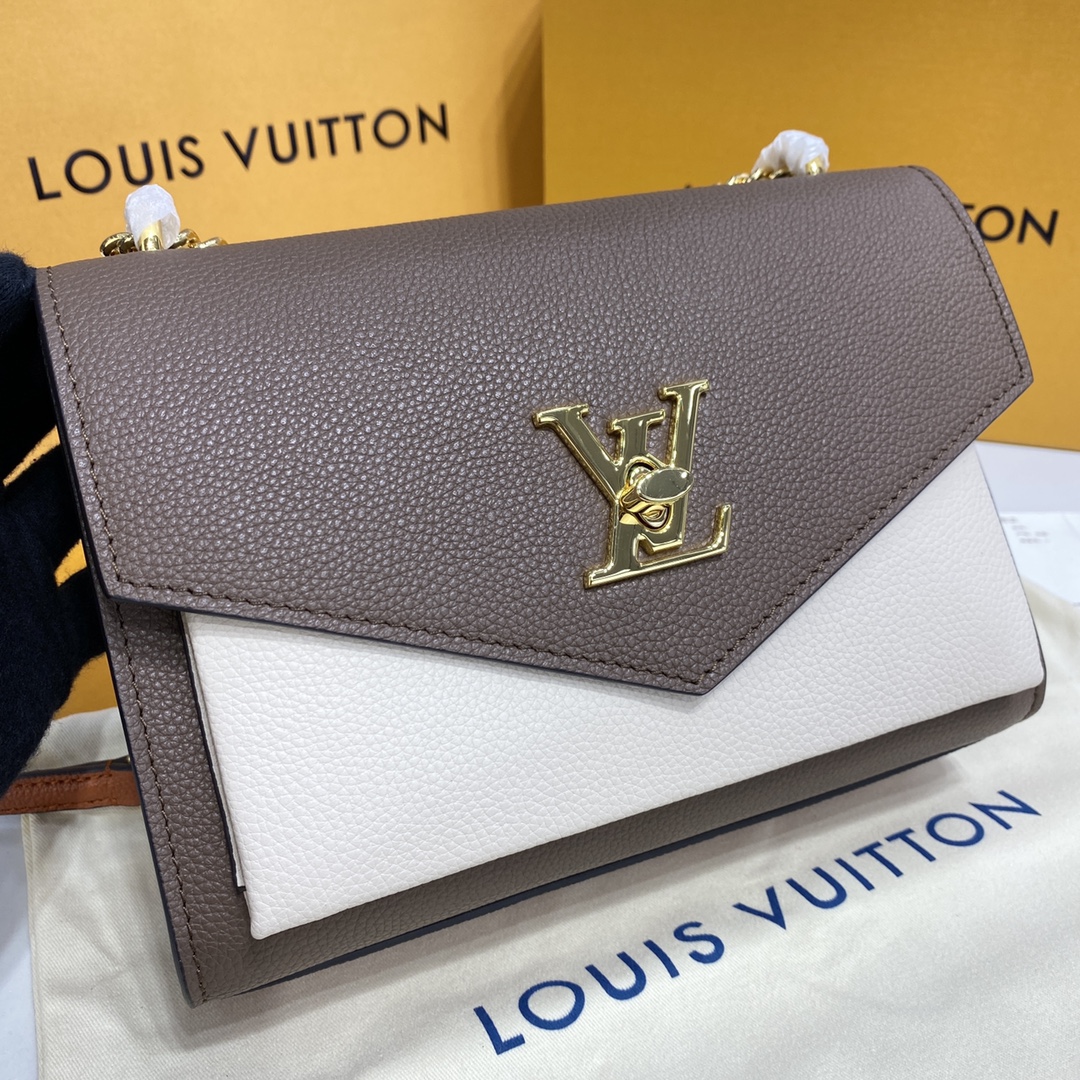 Louis Vuitton MYLOCKME CHAIN BAG Shoudler Bag M58949 Smokey/Quartz/Caramel